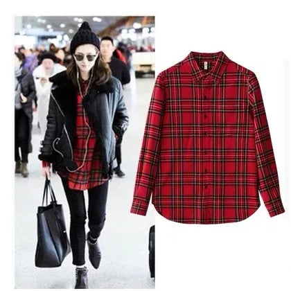 Medium Thick Scottish Checks Polyester Cotton Fabric for Sewing Ladies Skirt School Uniform Skirt Fabric Christmas Decorations