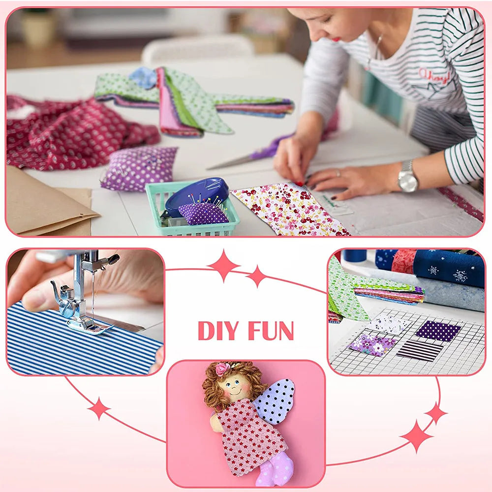 40Pcs Floral Cotton Fabric Patchwork Roll Fabric Roll up Fabric Strips For Quilting Sewing DIY & Quilt Beginners 6.5 X 25cm