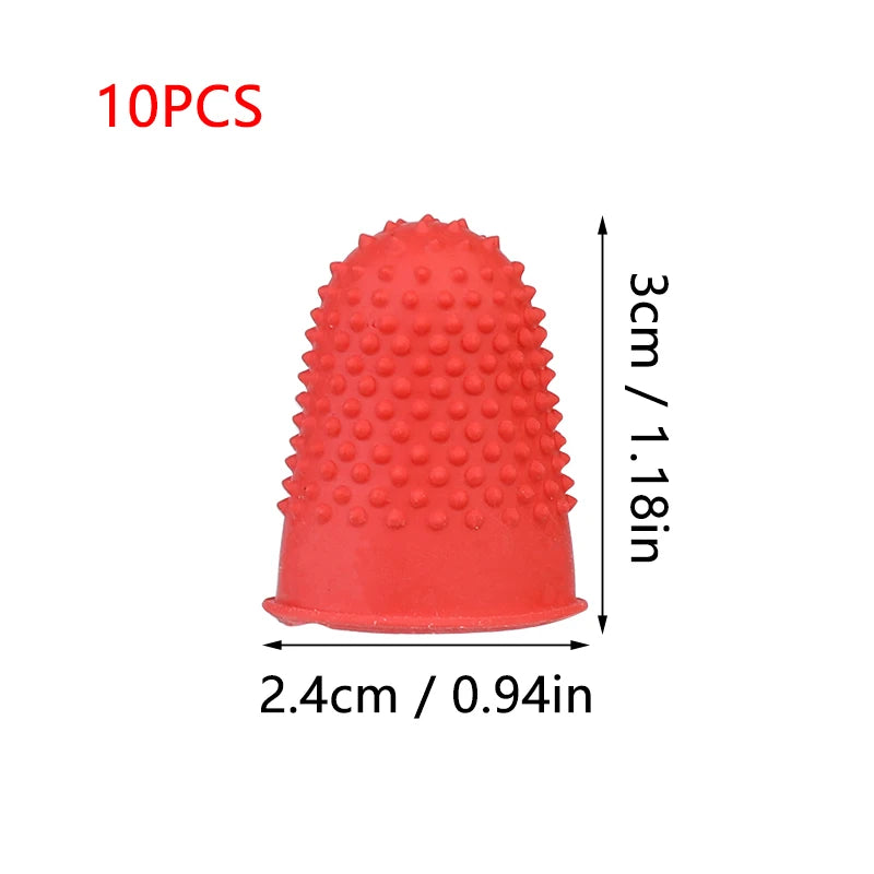 10Pcs Silicone Finger Cot – Sewing & Heat Resistant Protector