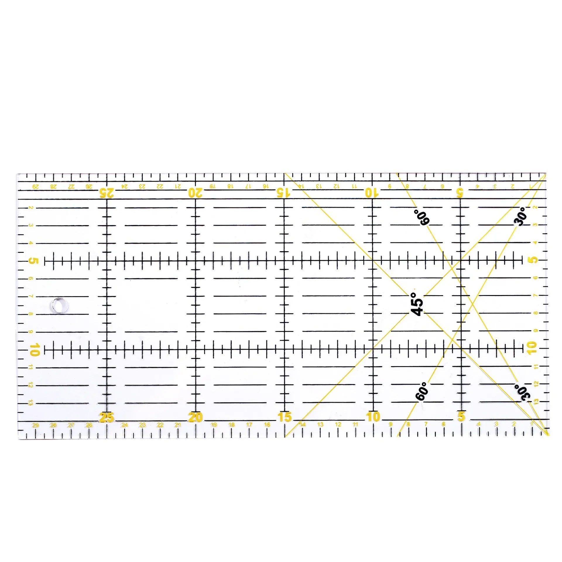 Quilting Ruler Fabric Cutting Ruler with Double Colored Grid Lines Sewing Ruler for Sewing Tailor Patchwork Craft Sewing Tools