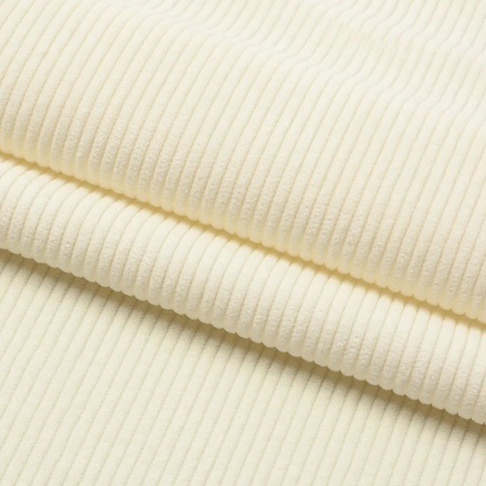 50*150cm Corduroy Fabric Solid Color Stripe for Sewing Apparel Overcoat Skirt Pillow Bed Sheet Cover Clothes Lining Home Textile