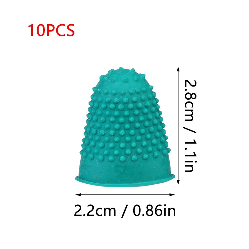 10Pcs Silicone Finger Cot – Sewing & Heat Resistant Protector