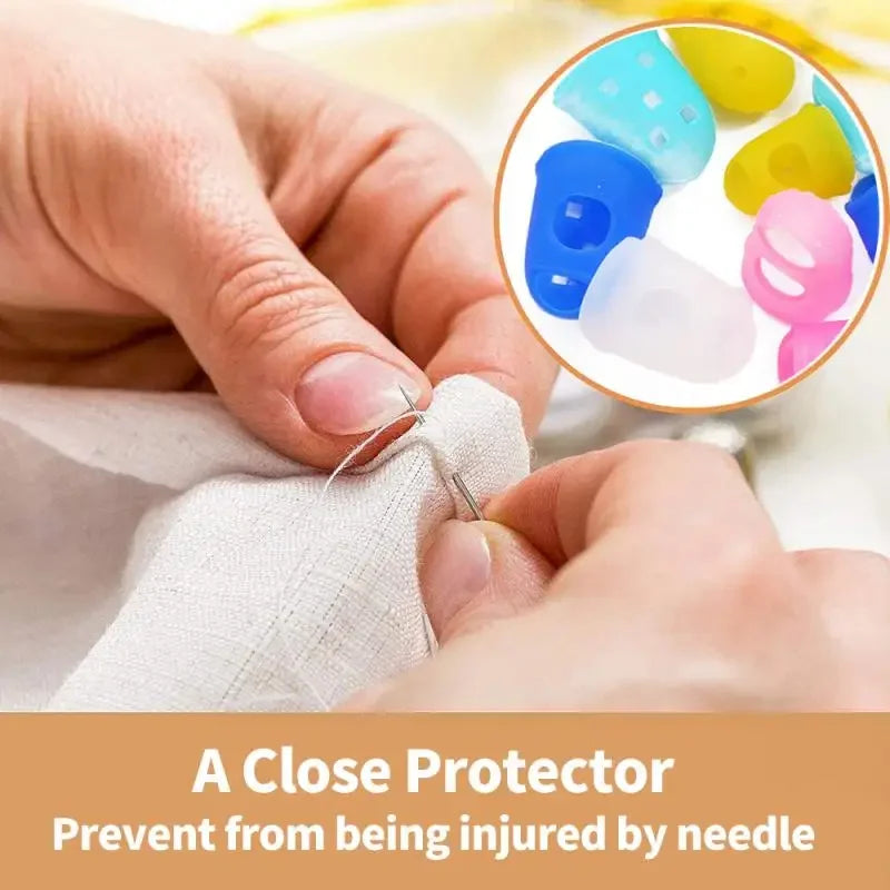 Multifunctional Silicone Thimbles – Protective Finger Sleeves