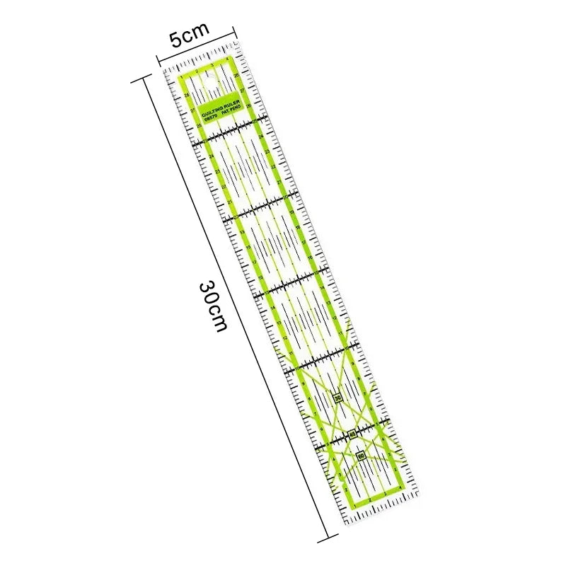 1/2pcs 15cm Quilting Patchwork Ruler Fabric Cloth Cutting Ruler Acrylic Sewing Rulers DIY Knitting Crafts Tailor Sewing Tools