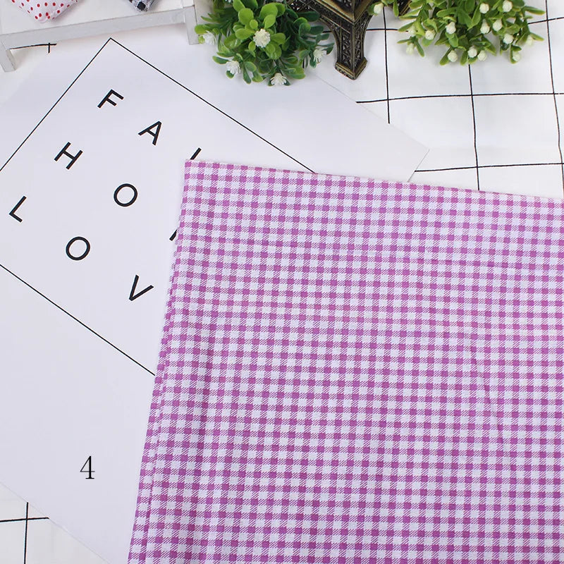 Printed Cotton Fabric for Sewing, Quilting Fabrics for Patchwork, Needlework, DIY Handmade Accessories, 25x25cm