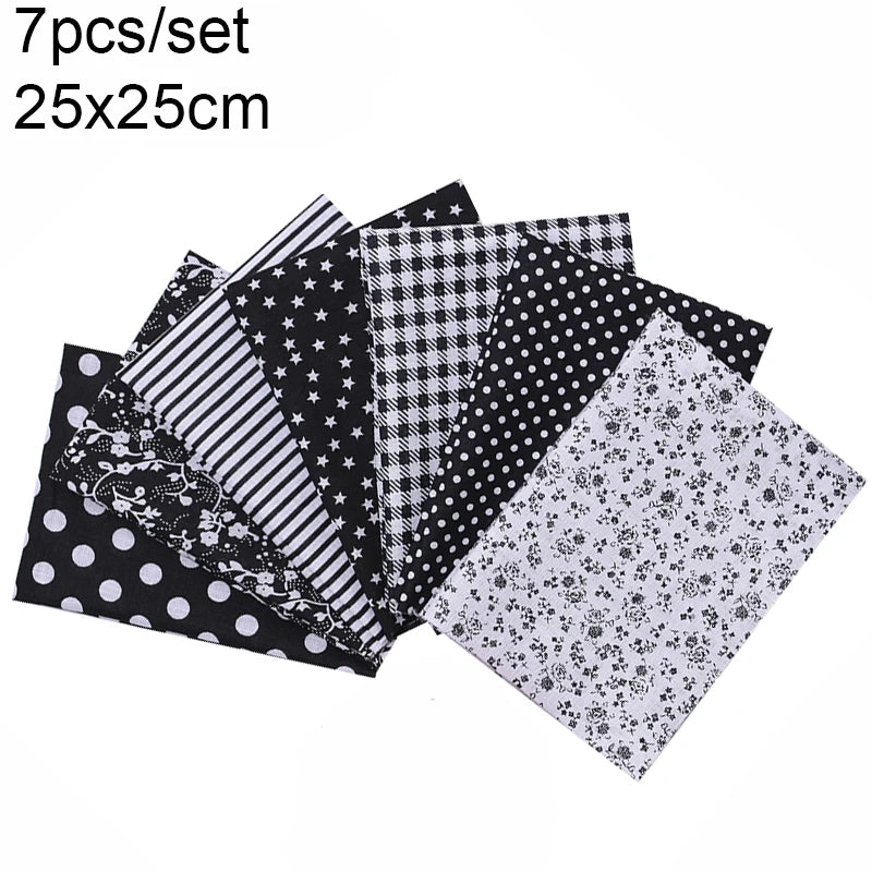 Assorted Floral Printed Cotton Fabric Squares