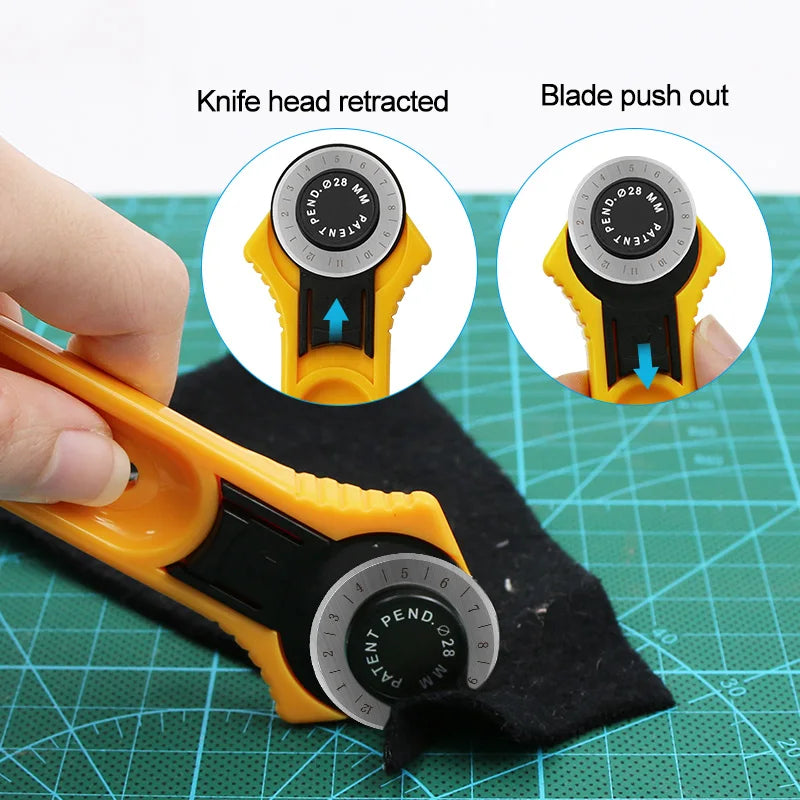 Rotary Cutter – 28mm / 45mm Patchwork Roller Wheel