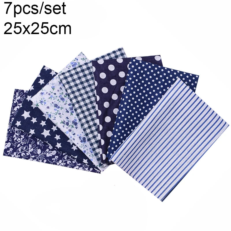 Assorted Floral Printed Cotton Fabric Squares