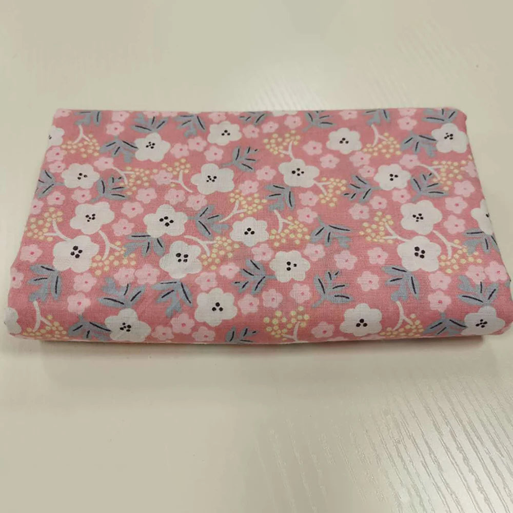 6pcs 25/50cm DIY Floral Cotton Cloth Pre-Cut  Sewing Fabric Handmade Floral Cloth Sewing Patchwork Bundle DIY