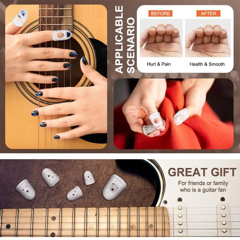 Multifunctional Silicone Thimbles – Protective Finger Sleeves