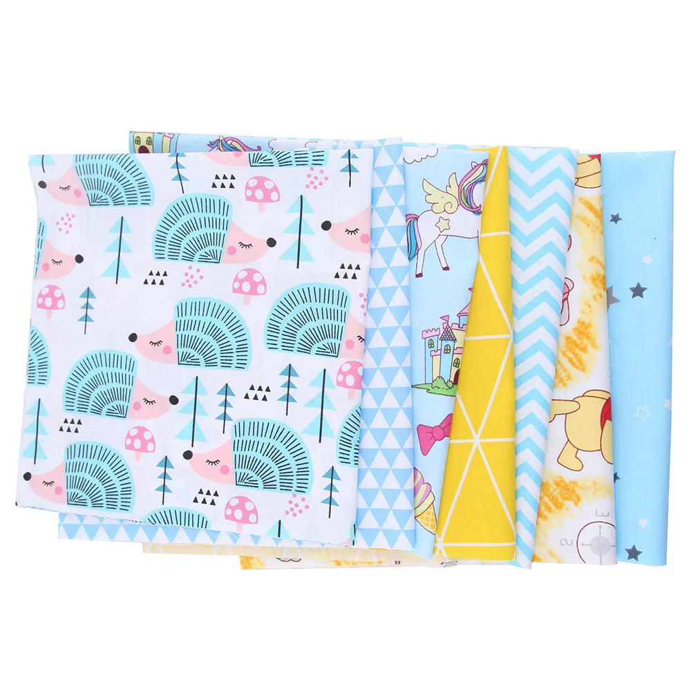 Colourful Cotton Fabric Pre-Cut Bundle
