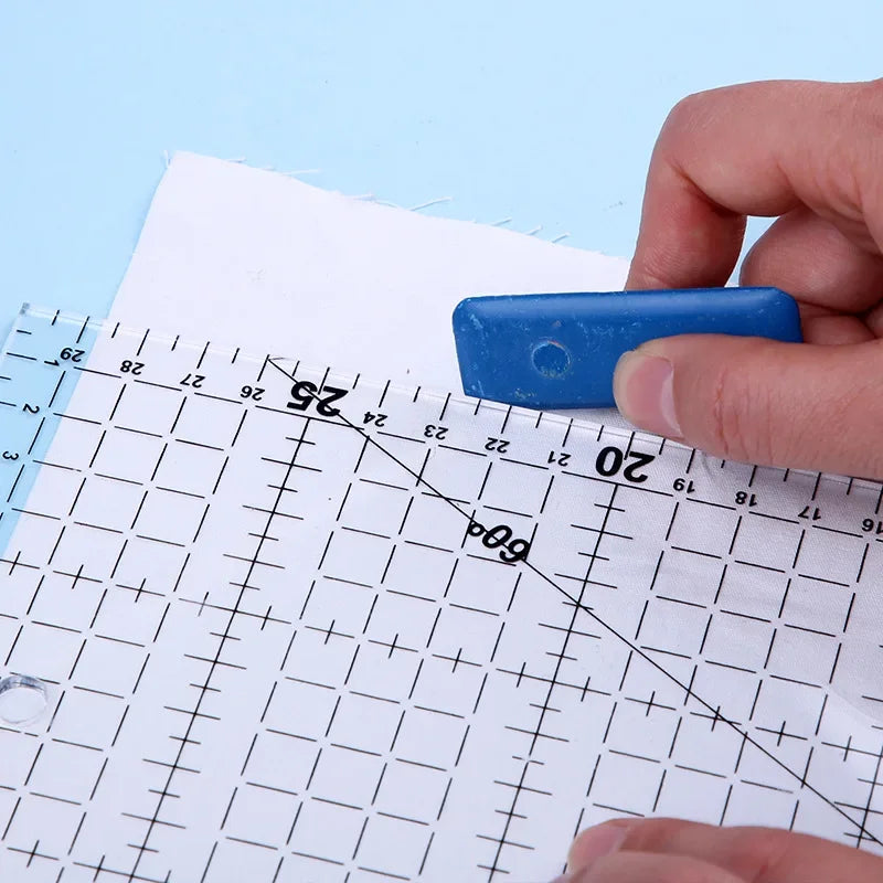 Quilting ruler Sewing template patchwork tool Fabric cutting ruler Hand sewing drawing tool