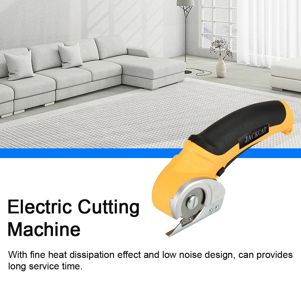 6mm Electric Scissor Cutting Thickness Fabric Cutting Machine Paperboard Leather Plastic Trimmer Electric Rotary Cloth Cutter
