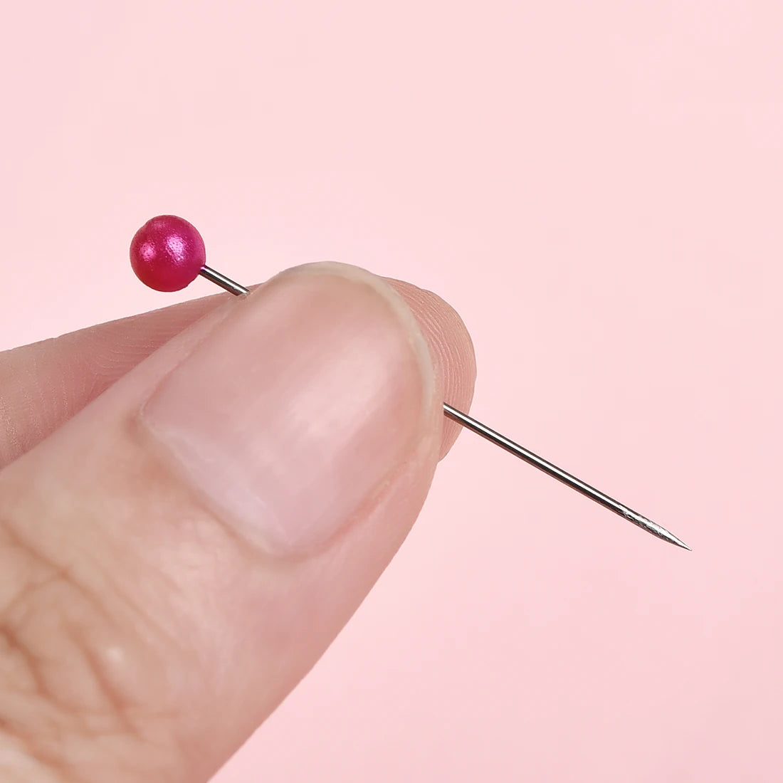 100Pcs Colorful Pearl Head Sewing Pins