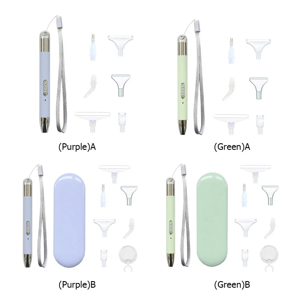 5D DIY Diamonds Painting Accessories Lighting Plastic Diamonds Art Painting Kit Multifunctional for Drawing Craft for Kids Adult