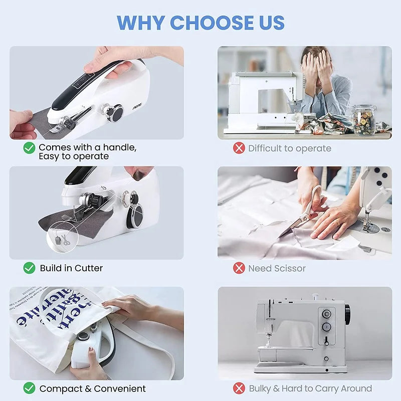 Handheld Electric Mending Sewing Machine