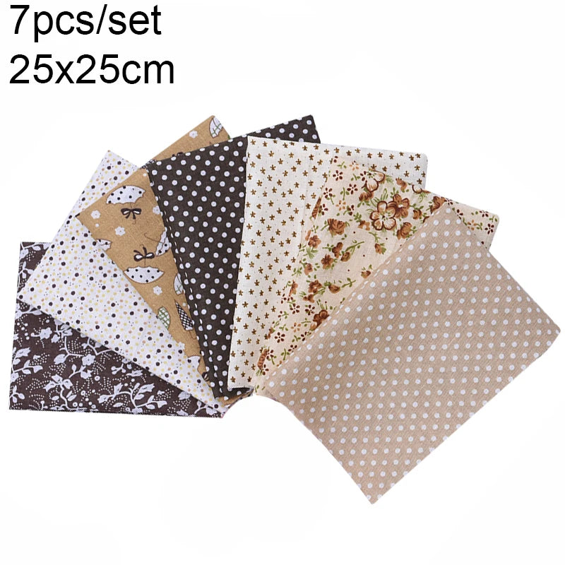 Assorted Floral Printed Cotton Fabric Squares