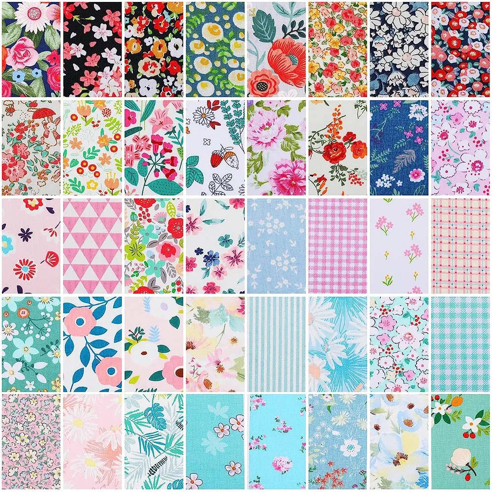 Quilting Jelly Roll Fabric Strips – 40 Pieces
