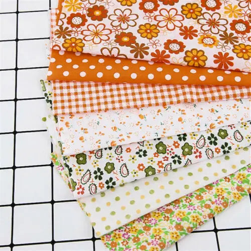 Assorted Floral Cotton Fabric Pre-Cut Bundle