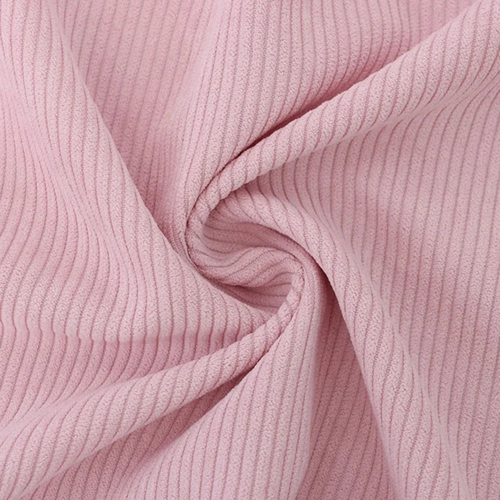 50*150cm Corduroy Fabric Solid Color Stripe for Sewing Apparel Overcoat Skirt Pillow Bed Sheet Cover Clothes Lining Home Textile