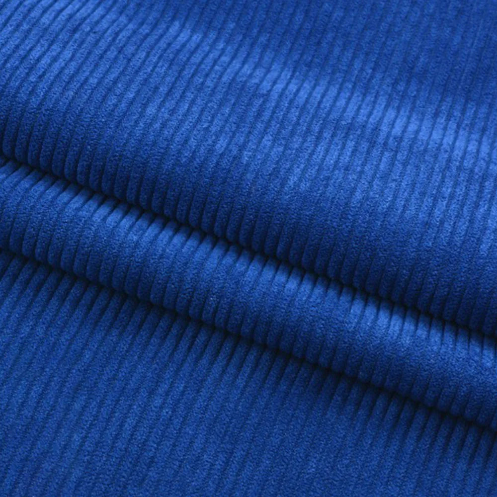 50*150cm Corduroy Fabric Solid Color Stripe for Sewing Apparel Overcoat Skirt Pillow Bed Sheet Cover Clothes Lining Home Textile