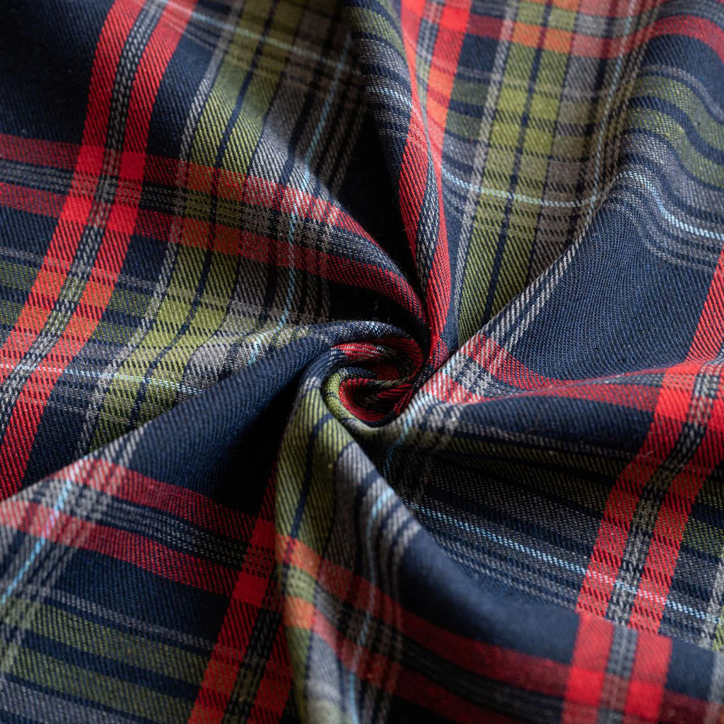 Medium Thick Scottish Checks Polyester Cotton Fabric for Sewing Ladies Skirt School Uniform Skirt Fabric Christmas Decorations