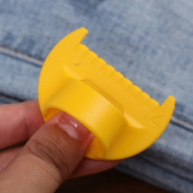 DIY Hand Sewing Edge Lockstitch Positioner with Fabric Thimble
