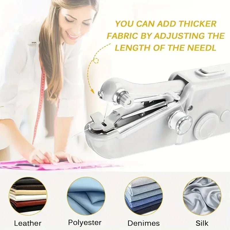 Small Portable Battery-Powered Sewing Machine