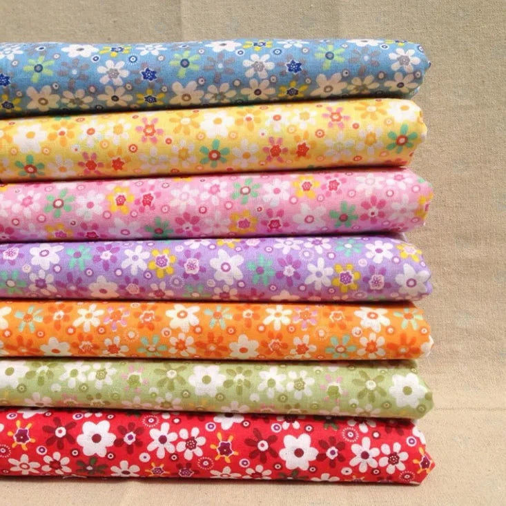 Colourful Cotton Fabric Pre-Cut Bundle