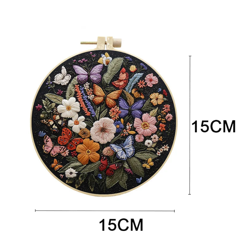 Flower & Bird Embroidery Starter Kit
