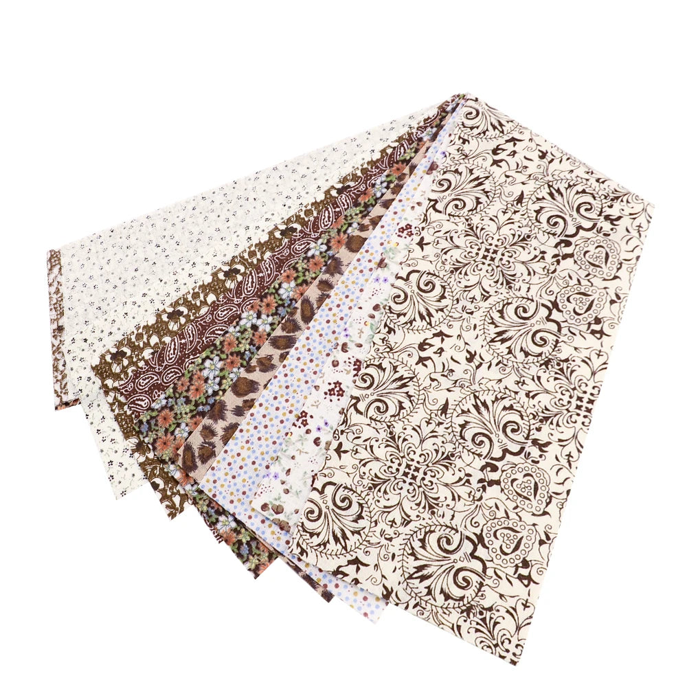 Colorful Jelly Roll Cotton Fabric Strips – 9pcs Set