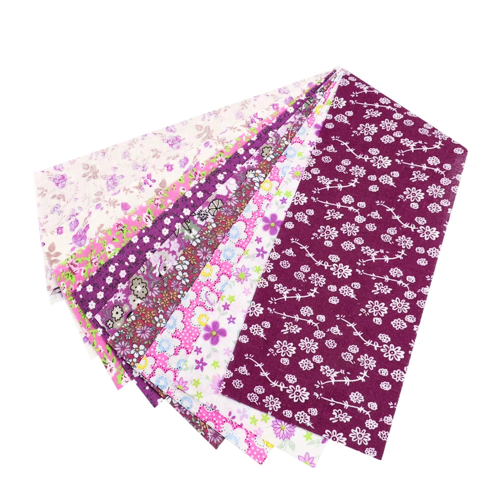 Colorful Jelly Roll Cotton Fabric Strips – 9pcs Set
