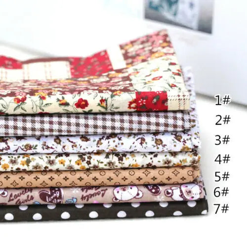 Assorted Cotton Fabric Pre-Cut Bundle