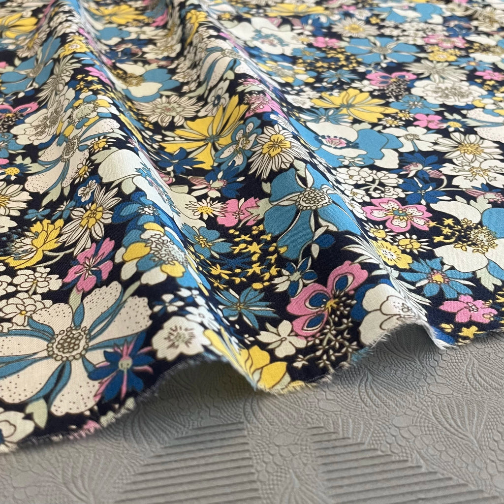 Alice Floral Cotton Poplin Fabric