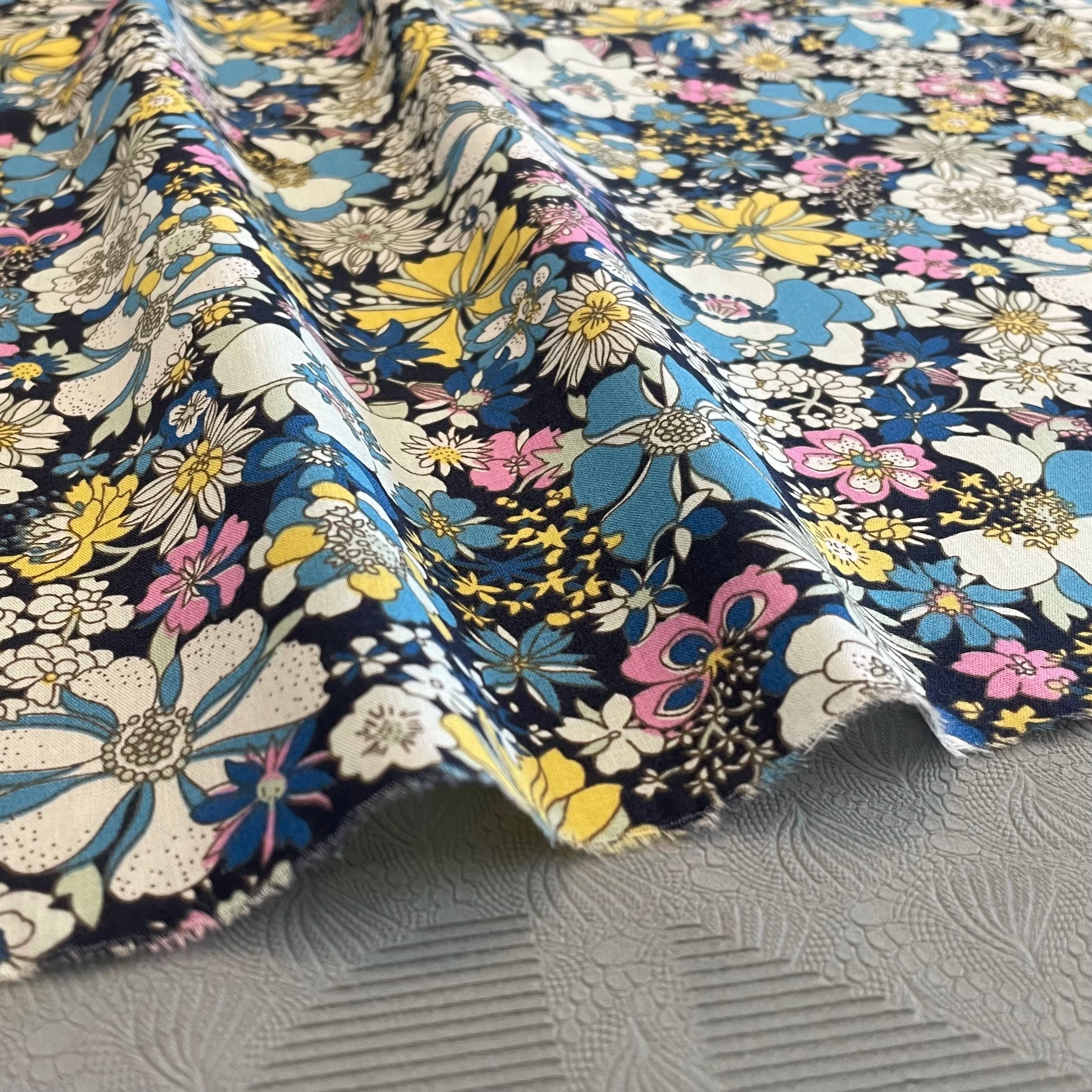 Alice Floral Cotton Poplin Fabric