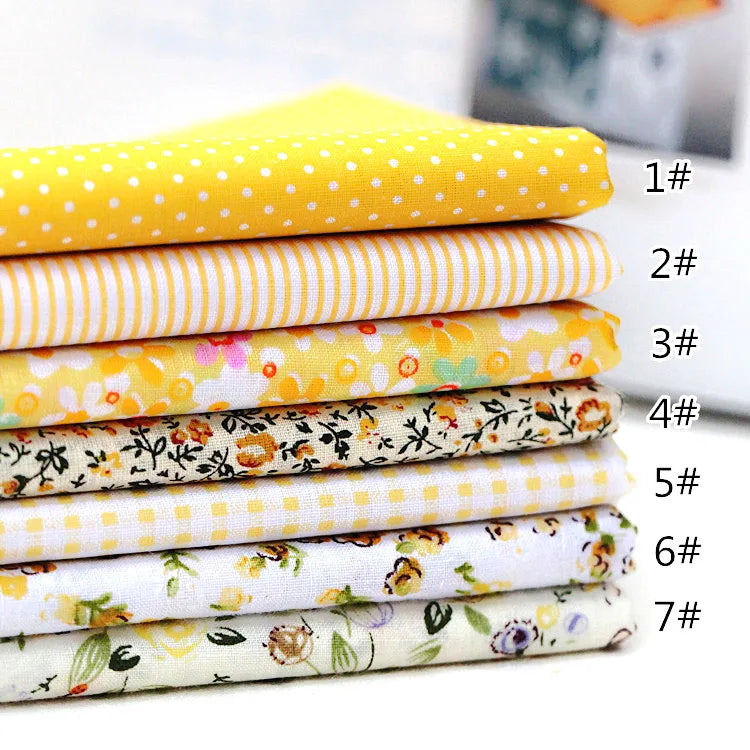Colourful Cotton Fabric Pre-Cut Bundle