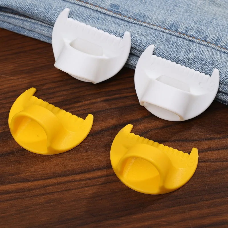 DIY Hand Sewing Edge Lockstitch Positioner with Fabric Thimble