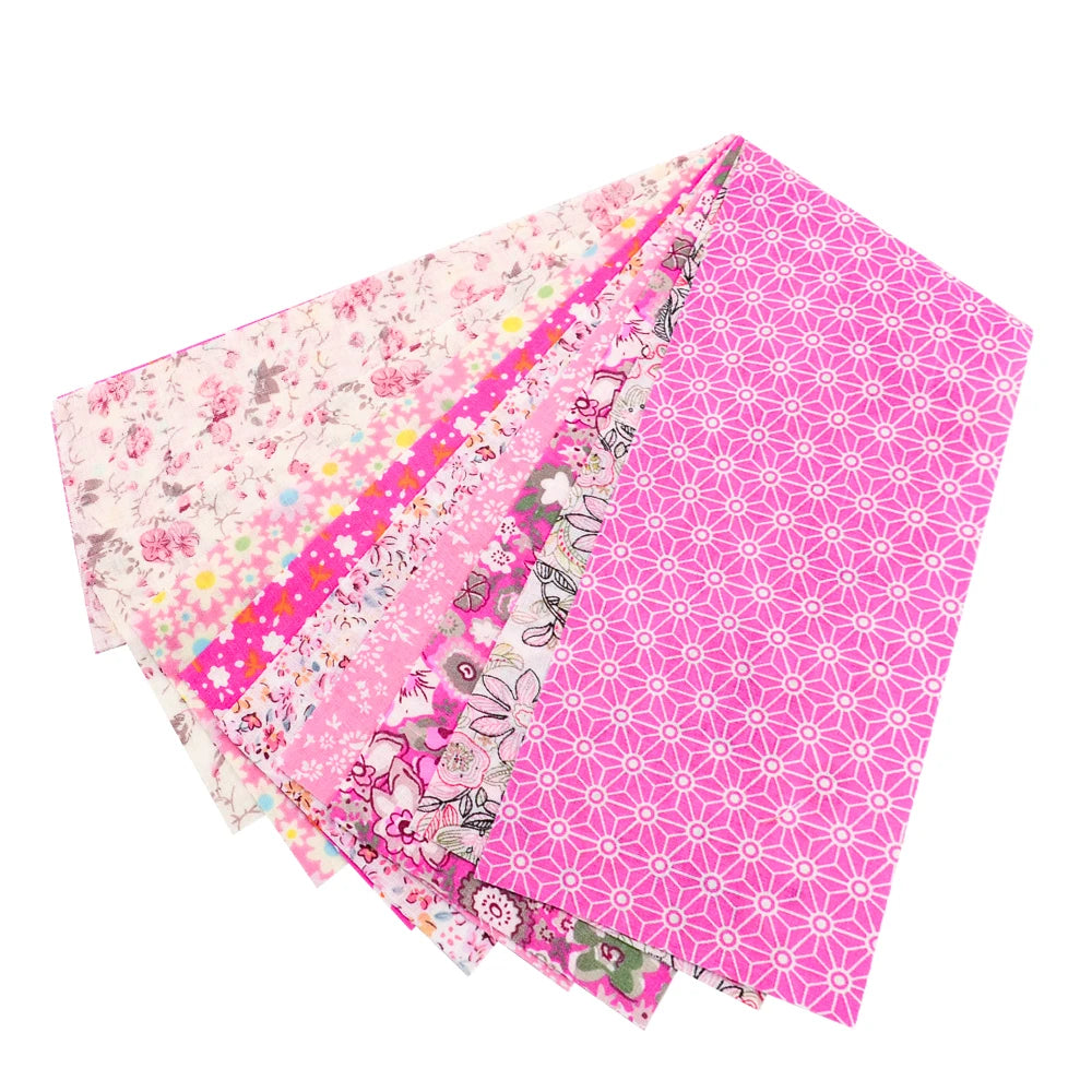 Colorful Jelly Roll Cotton Fabric Strips – 9pcs Set