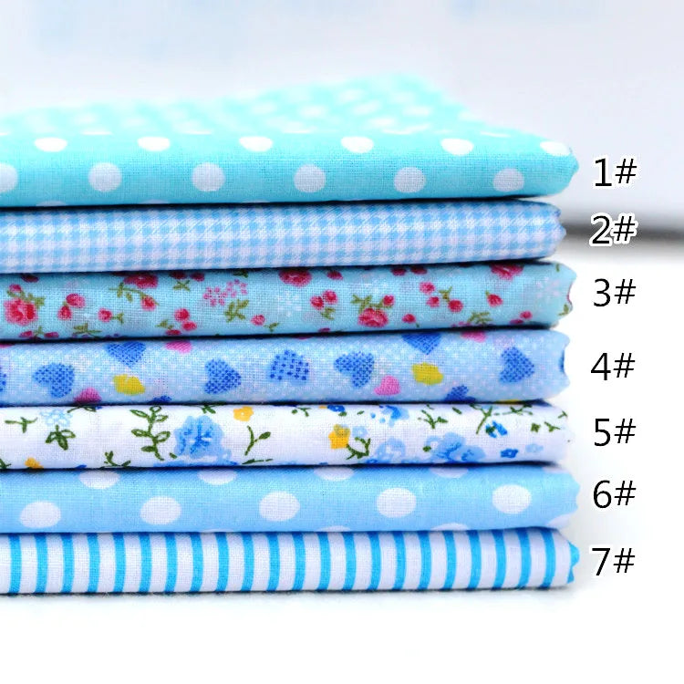 Colourful Cotton Fabric Pre-Cut Bundle