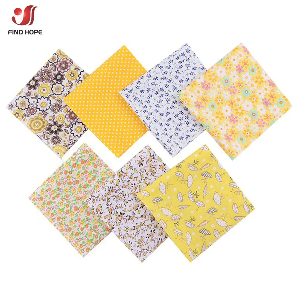 Colourful Cotton Fabric Pre-Cut Bundle
