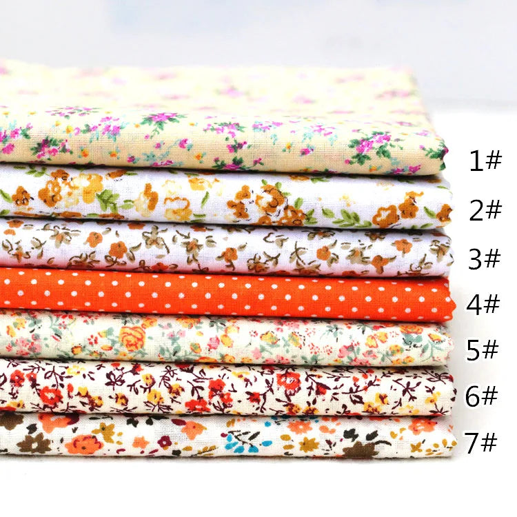 Colourful Cotton Fabric Pre-Cut Bundle