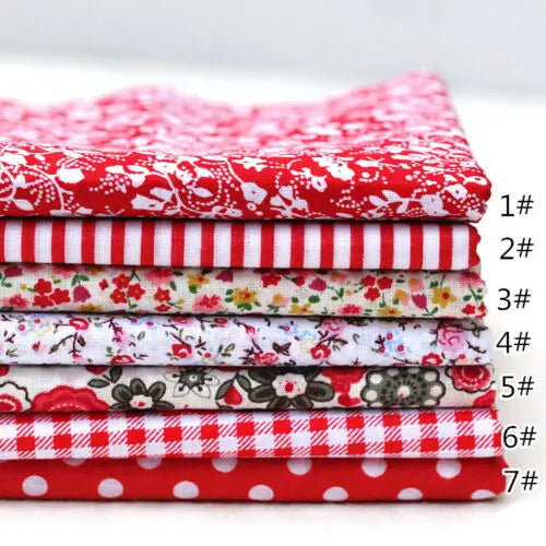 Assorted Floral Cotton Fabric Pre-Cut Bundle