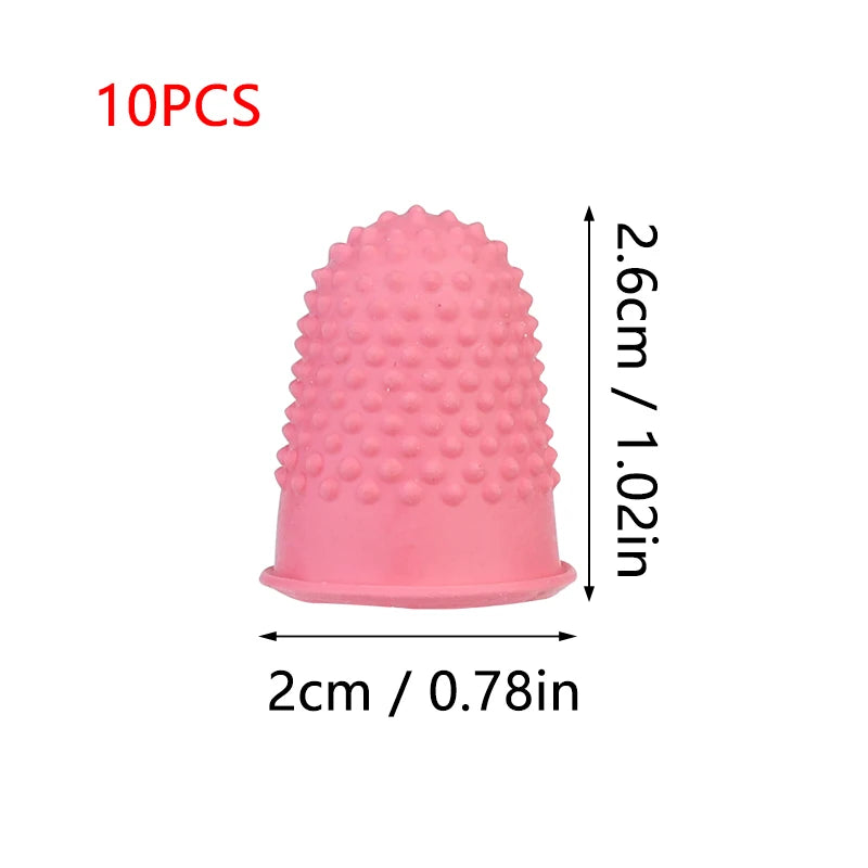 10Pcs Silicone Finger Cot – Sewing & Heat Resistant Protector