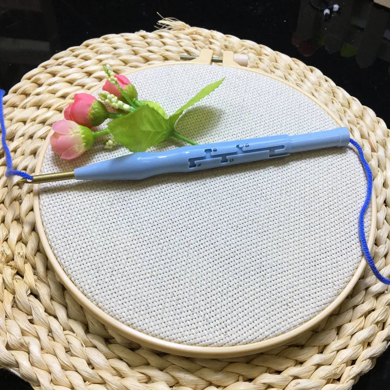 DIY Punch Needle Embroidery Kit – Floral Pattern