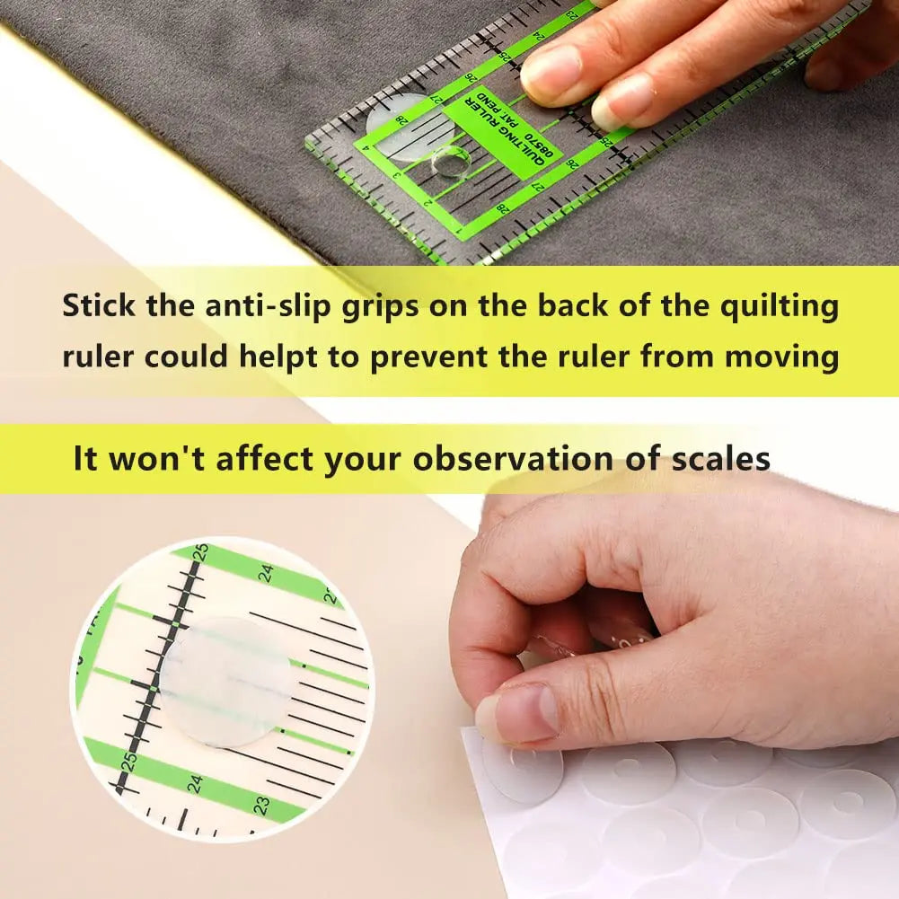 IMAZY Quilting Ruler Templates Fabric Cutting Ruler Acrylic Quilters Rulers Guides Clear Mark for Sewing Tool Accessories