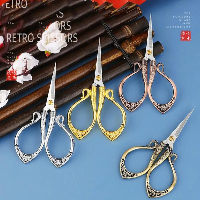 Retro Antique Sewing Scissors – Durable Tailor Shears